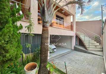 Casa com 3 dormitórios à venda, 353 m² por r$ 1.800.000,00 - castelo - belo horizonte/mg