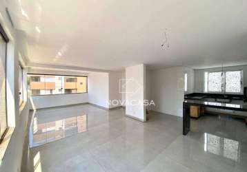 Apartamento um por andar com 3 dormitórios à venda, 116 m² por r$ 1.330.000 - castelo - belo horizonte/mg