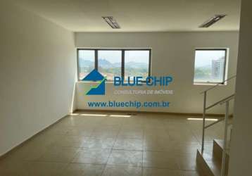 Sala para locação no condomínio sunplaza - barra da tijuca, por r$7.000,00