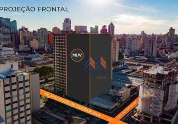 Apartamento com 1 dormitório à venda, 23 m² por r$ 273.000,00 - batel - curitiba/pr