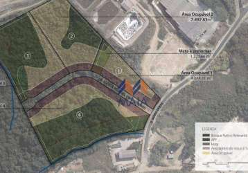 Área industrial próximo ao rodovia contorno na regiao da cidade industrial de curitiba