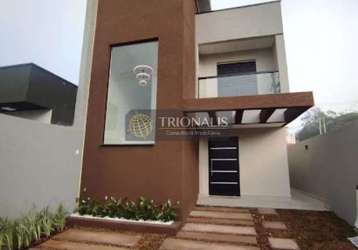 Casa com 3 dormitórios à venda, 142 m² por r$ 790.000,00 - vivejo  - atibaia/sp