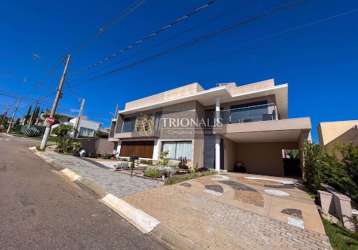 Casa com 6 dormitórios à venda, 522 m² por r$ 3.950.000,00 - condomínio terras de atibaia i - atibaia/sp