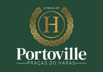 Terreno à venda, 360 m² por r$ 283.000,00 - condomínio portoville praças do haras - atibaia/sp