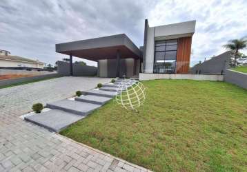 Casa com 4 dormitórios à venda, 285 m² por r$ 2.800.000,00 - equilibrium residencial atibaia - atibaia/sp