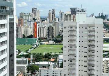 Apartamento 01 suíte vista para areião e vaca brava no setor marista, goiânia-go