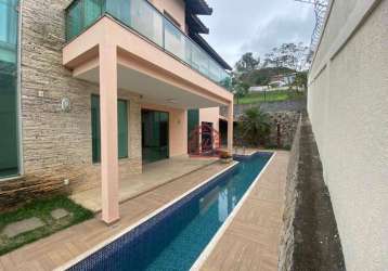 Casa com 5 dormitórios para alugar, 338 m² por r$ 10.649,80/mês - lagoa - macaé/rj