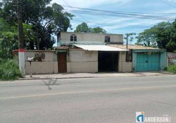 Lote comercial com casa em itaipuaçu na avenida carlos mariguella.