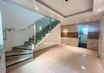 Casa com 2 dormitórios para alugar, 95 m² por r$ 2.800,00/mês - candelária - belo horizonte/mg