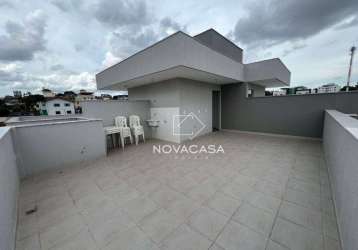 Cobertura com 2 dormitórios para alugar, 97 m² por r$ 1.900/mês - céu azul - belo horizonte/mg