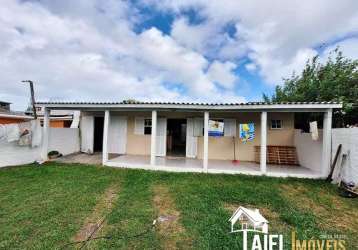 Casa com 2 dormitórios, suíte, pátio amplo - apta ao financiamento bancário - praia de cidreira/rs