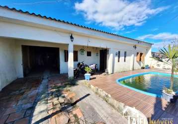 Casa com piscina em magistério, balneário pinhal/rs