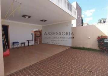 Casa para venda em jataí, residencial das brisas, 3 dormitórios, 1 suíte, 1 banheiro, 2 vagas