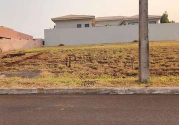 Terreno em condomínio para venda em jataí, residencial terras de toscana