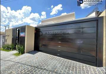 Casa para venda em jataí, residencial das brisas, 3 dormitórios, 1 suíte, 1 banheiro, 2 vagas