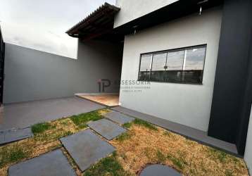 Casa geminada para venda em jataí, vila três marias, 2 dormitórios, 1 suíte, 1 banheiro, 1 vaga