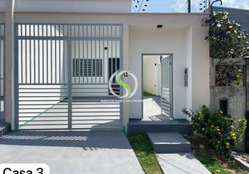 Casa térrea de alto padrão no loteamento novo aleixo – 60 m² | r$ 345.000,00