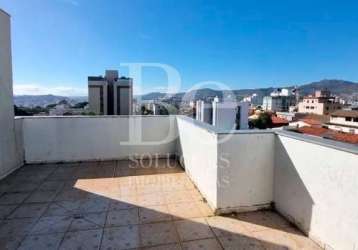 Cobertura com 3 quartos à venda na rua alegrete, 480, sagrada família, belo horizonte por r$ 580.000