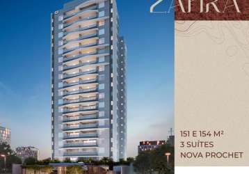 Pré-lançamento à venda edifício zahra, 155m², 3 suítes, 2 vagas, nova prochet- londrina, pr