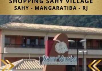 Loja com 42m² shopping sahy village - sahy - mangaratiba-rj