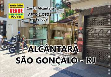 Compre seu apto de 2 qtos no melhor cond. de alcântara: alcântara 1