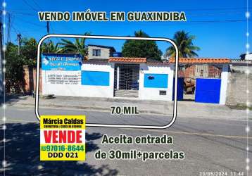 Vendo casa 2 qtos em guaxindiba próx ao ponto de ônibus