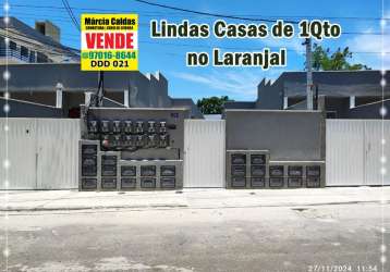 Compre sua casa de 1 qto no laranjal a 170m da rj104 pela caixa!