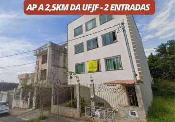 Apartamento para alugar, 55 m² por r$ 1.000,00 - são pedro - juiz de fora/mg