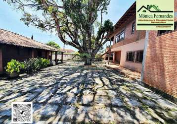 Casa com 6 quartos à venda na rua santa edwirges, ponta grossa, maricá, 479 m2 por r$ 650.000