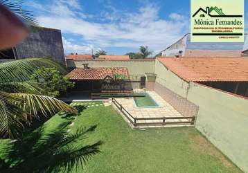 Casa com 4 quartos à venda na rua vinte e sete, guaratiba (ponta negra), maricá, 300 m2 por r$ 650.000