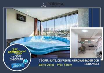 Apartamento duplex, 3 dormitórios, spa, vista, 2 vagas