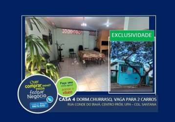 Casa de  3 dormitórios, pátio, espaço gourmet, churrasqueira, garagem para 2 car