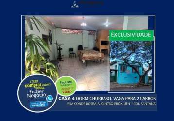 Casa de  3 dormitórios, pátio, espaço gourmet, churrasqueira, garagem para 2 car