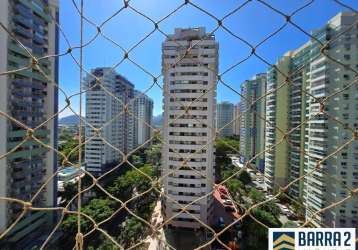 Apartamento para venda em rio de janeiro, barra da tijuca, 2 dormitórios, 1 suíte, 3 banheiros, 1 vaga