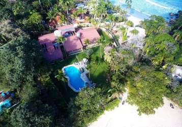 Casa de praia de luxo pé na areia - condomínio domingas dias, ubatuba