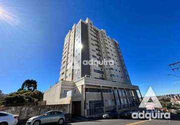 Apartamento cobertura duplex à venda - 1 quarto, 2 vagas, 157.81m², centro, ponta grossa - pr