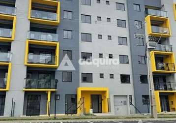 Apartamento à venda 3 quartos, 1 suite, 1 vaga, 66m², uvaranas, ponta grossa - pr