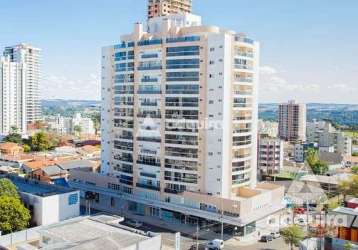 Apartamento à venda 3 quartos, 3 suites, 2 vagas, 228.78m², centro, ponta grossa - pr