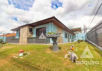 Casa à venda 4 quartos, 2 vagas, 380.1m², uvaranas, ponta grossa - pr