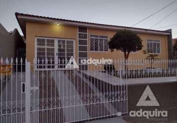 Casa à venda 3 quartos, 1 suite, 2 vagas, 288m², contorno, ponta grossa - pr