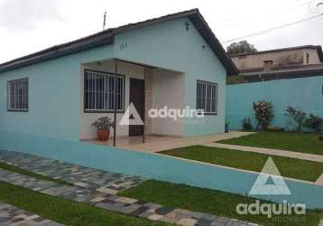 Casa à venda 3 quartos, 1 suite, 2 vagas, 107.65m², nova rússia, ponta grossa - pr