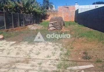 Terreno à venda 330m², boa vista, ponta grossa - pr