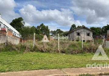 Terreno à venda 360m², jardim carvalho, ponta grossa - pr