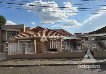 Casa à venda 3 quartos, 1 suite, 2 vagas, 415.88m², oficinas, ponta grossa - pr