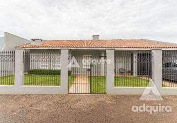 Casa à venda 3 quartos, 1 suite, 2 vagas, 450m², oficinas, ponta grossa - pr