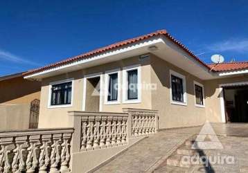 Casa à venda 3 quartos, 1 suite, 2 vagas, 504m², uvaranas, ponta grossa - pr