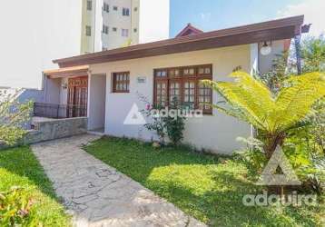 Casa à venda 4 quartos, 1 suite, 3 vagas, 352m², estrela, ponta grossa - pr