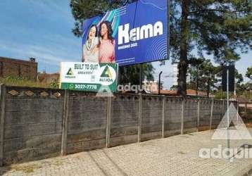 Terreno à venda e locação 600m², orfãs, ponta grossa - pr