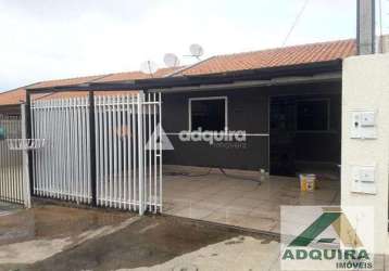 Casa para locação 2 quartos, 2 vagas, 60m², contorno, ponta grossa - pr