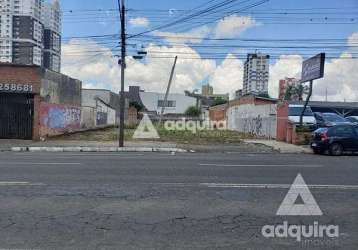 Terreno para locação 577m², centro, ponta grossa - pr